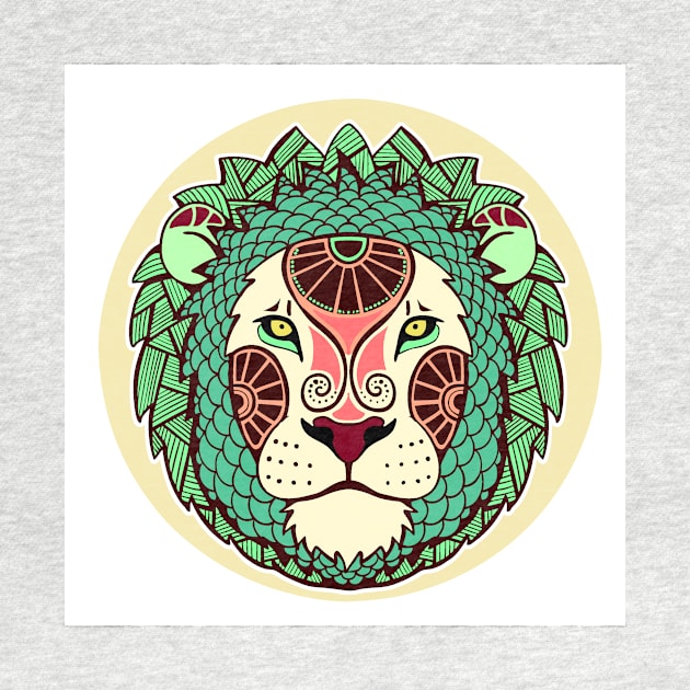 Lion Leo Zodiac Sign by She Gets Creative